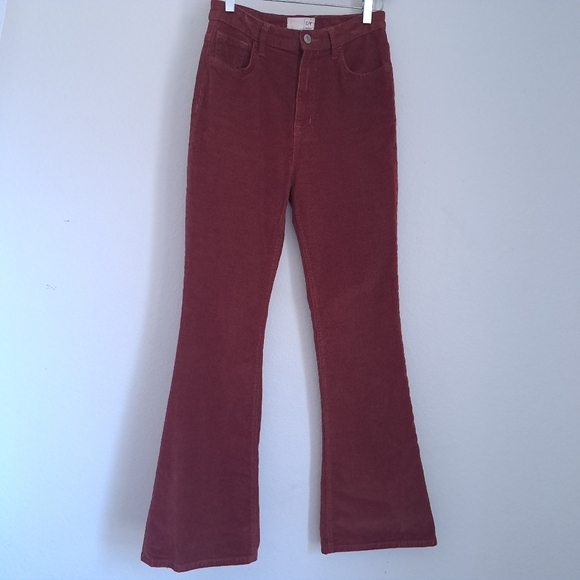 Current Elliott High Rise Flare Leg Corduroy Jeans - Picture 3 of 9